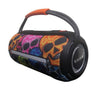LIDIMI PARLANTE PORTATIL BLUETOOTH USB RADIO SKULL X BASS 139 SOLES S-804 10 A 15 HORAS DE MUSICA